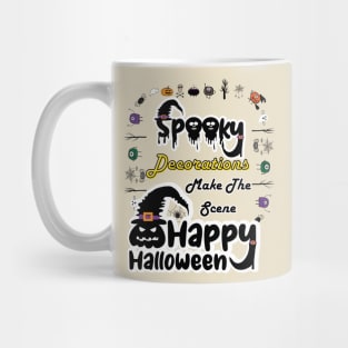 Halloween Magic: Spooky Decorations Delight Mug